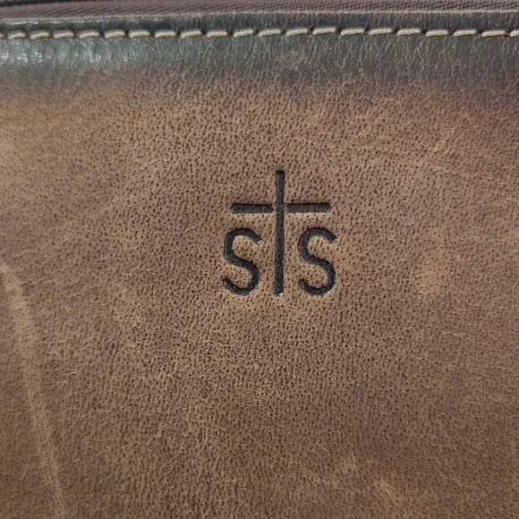 sTs Ranchwear By Carroll Baroness Weezy Crossbody Brown Leather Conceal Carry